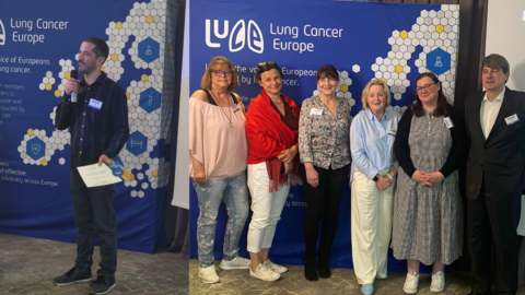 Hemos participado en la Reunión Anual de Lung Cancer Europe y… ¡nos han dado un premio!
