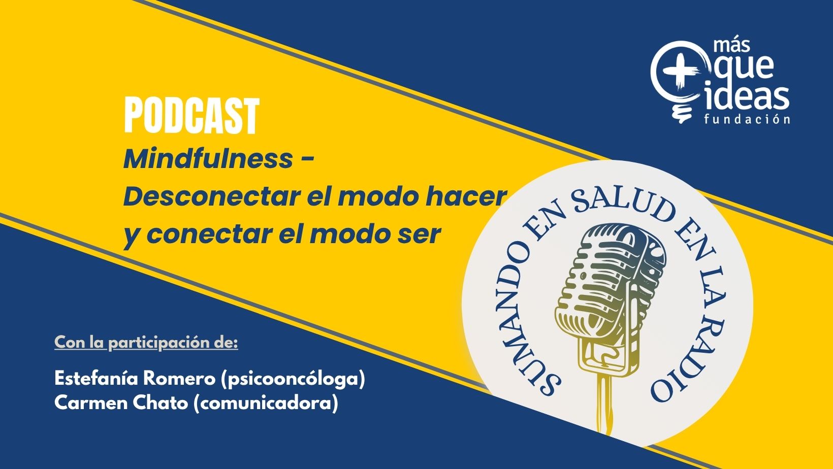 Portada podcast "Sumando en salud en la radio"